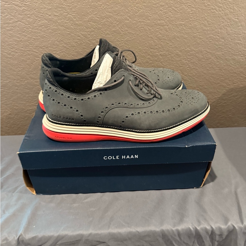 NEW Cole Haan Original Grand Ultra Wingtip Oxford Shoes Mens Size 13